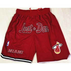 NBA Miami Heat Pantalones de Bolsillo para Hombre M002 Swingman
